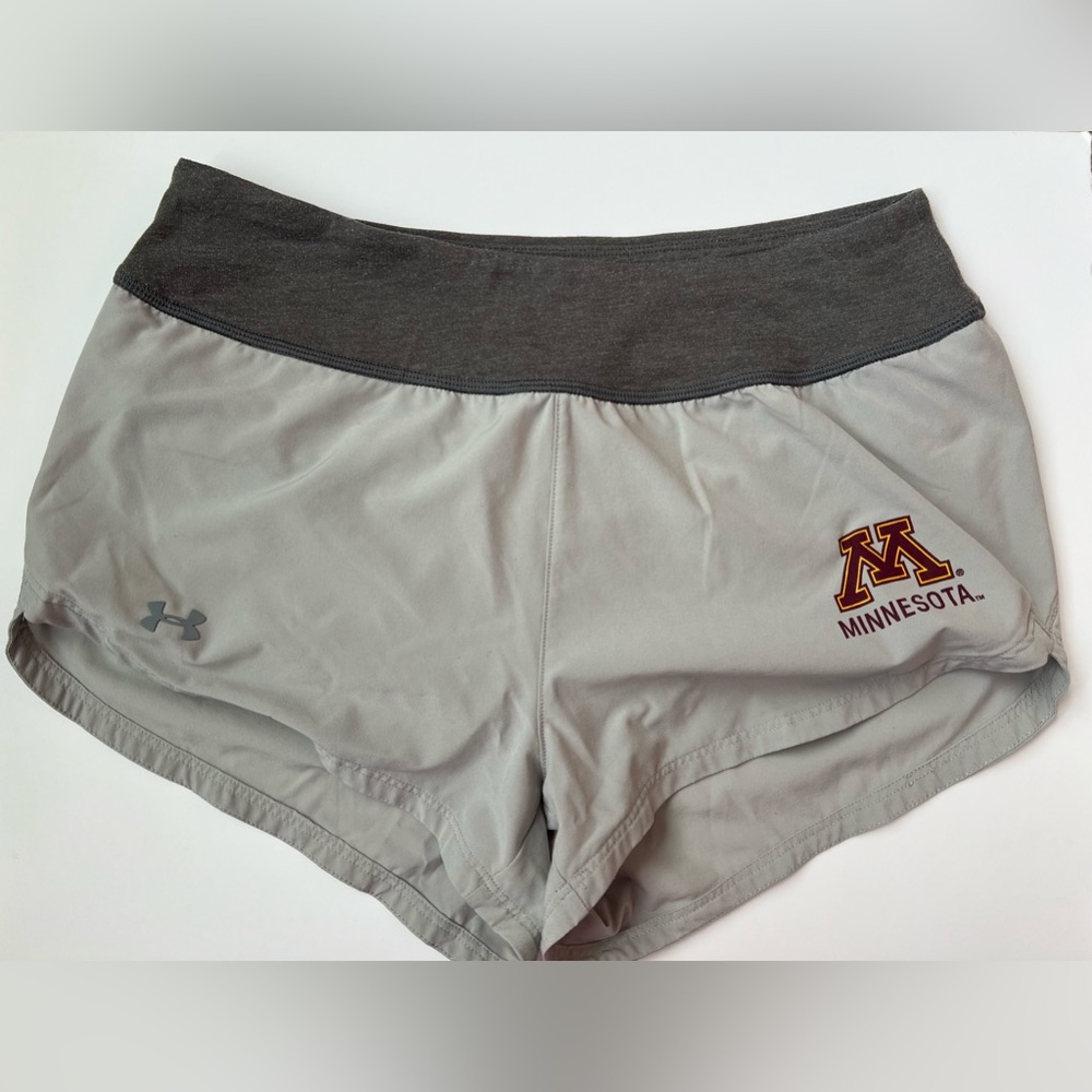 NWOT University of Minnesota Logo Grey Running Shorts